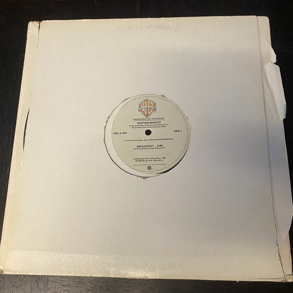 Watson Beasley - Breakaway, 12" Vinyl LP Warner Bros WB